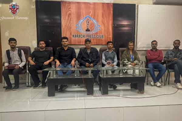 Student's Visited Karachi Press Club for Academic Exposure